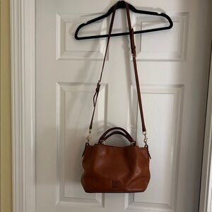 Dooney & Bourke Tan Leather Crossbody Bag